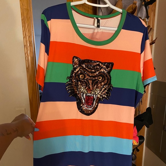 Colorful Midi Dress - Picture 1 of 4